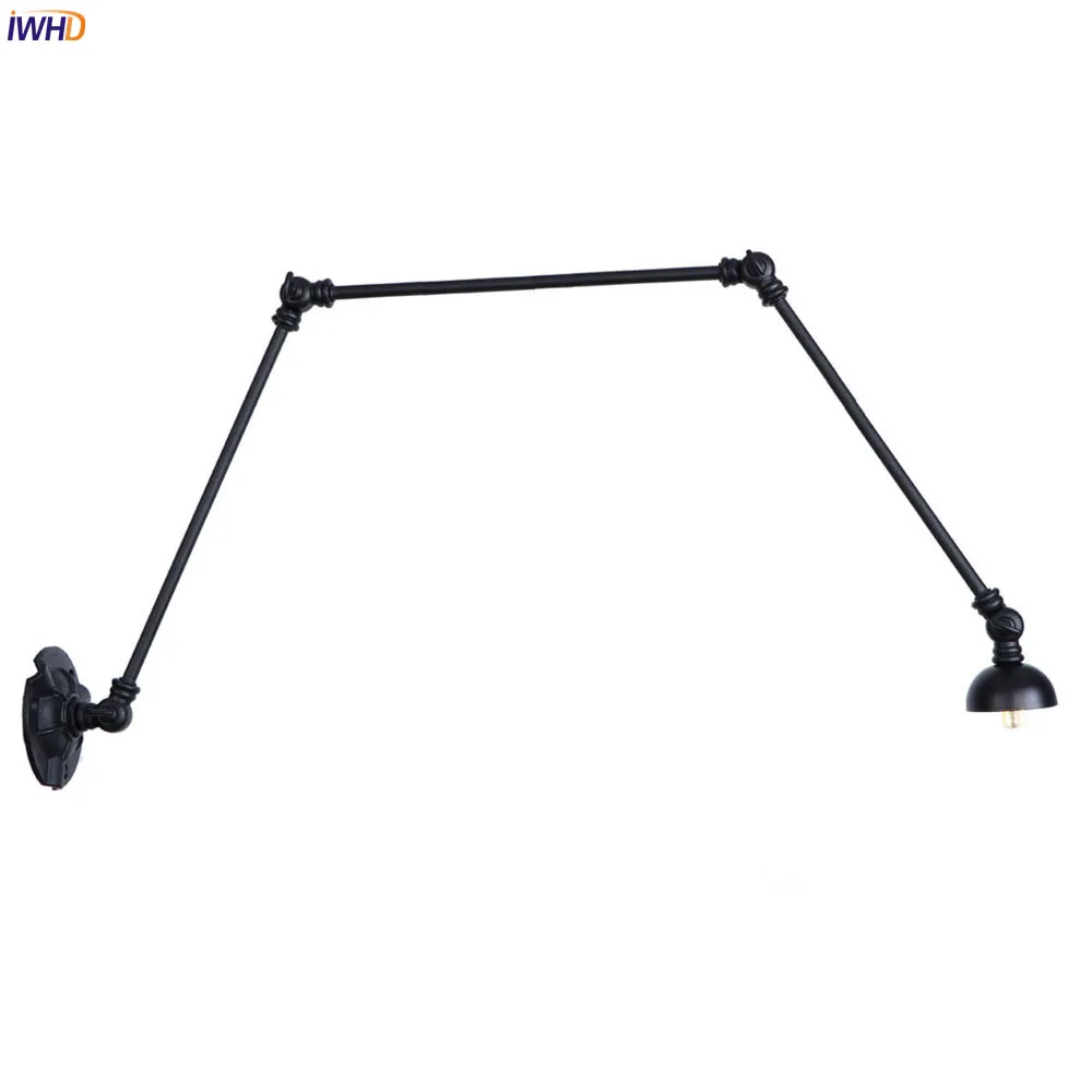Preise IWHD 3 Lange Arm LED Wand Leuchten Einstellbar Schaukel Loft Industrie Vintage Wand Leuchte Leuchte Retro Treppen Licht