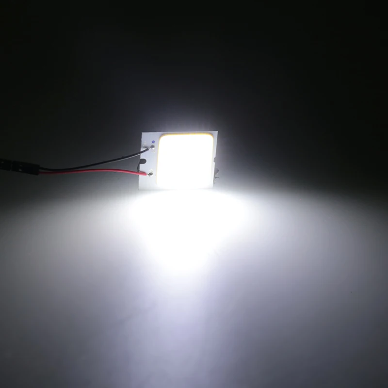 1 шт. T10 светодиодная купольная Лампа 48 SMD чип 12 Вт c5вт COB лампа для чтения