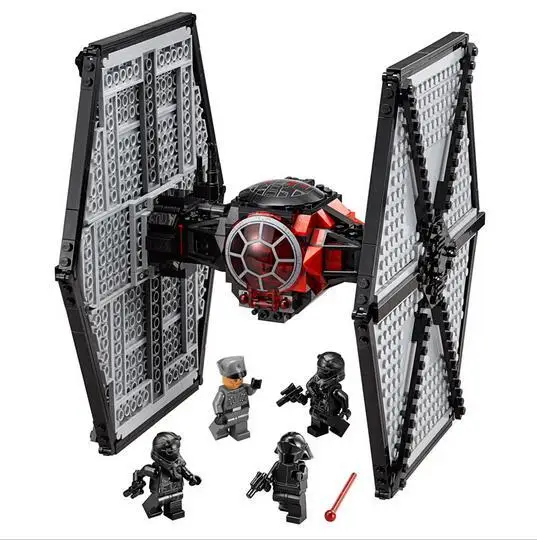 

Star Wars First Order Special Forces TIE Fighter Figure Toys building blocks set marvel  with