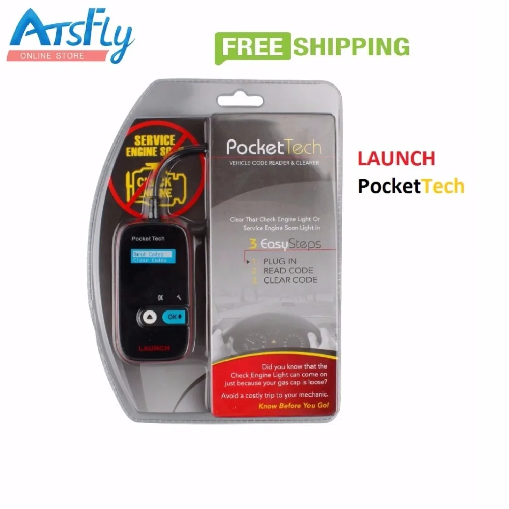 

Original Launch X431 Pocket Tech Portable Device Launch Pocket Tech Code Reader free shipping