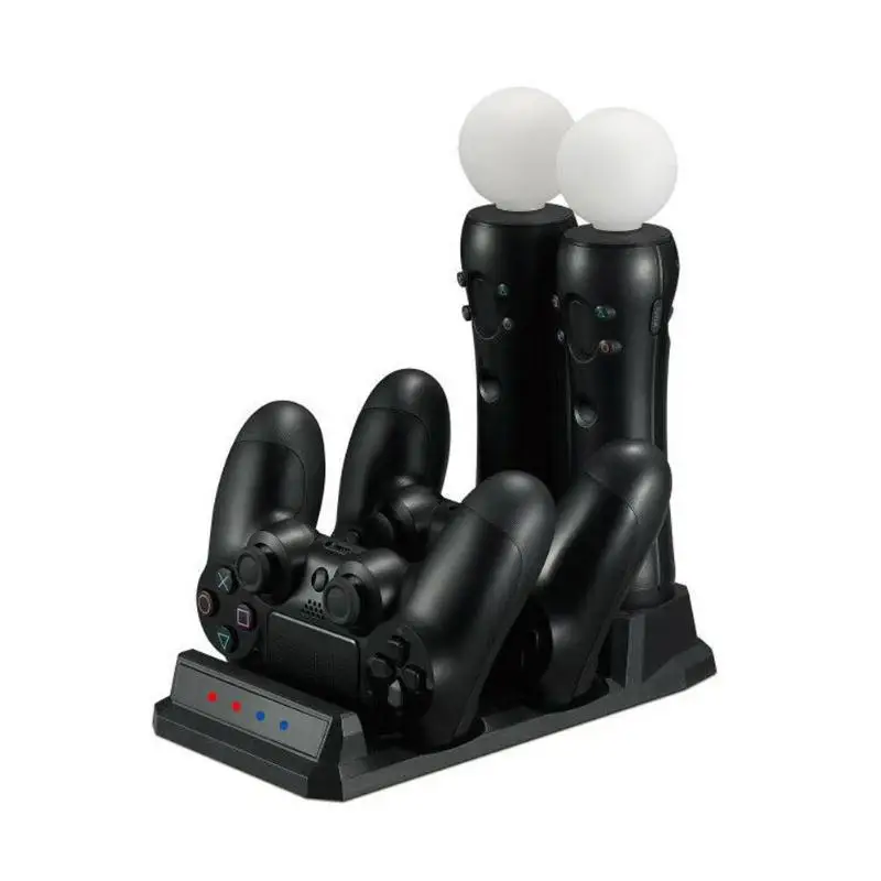 Беспроводное зарядное устройство 4 в 1 для PS4/PS Move|Зарядные устройства| |