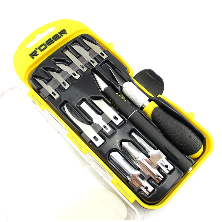 

[wamami] 14pcs Multi-Function Burin Sk5 Steel For Gundam Model Make/Carving/Etching
