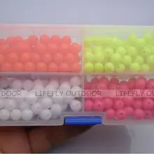 4 цвета комбо/280 Акриловые Бусины, рыболовные приманки, Техасские буровые установки, ремесло/8 мм(5/1"