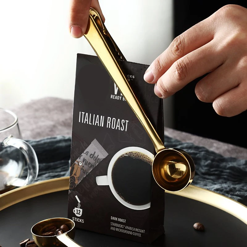 the best stainless steel measuring spoon can be used for coffee tea 2 piece set etc. CASTELBELBO coffee spoon
