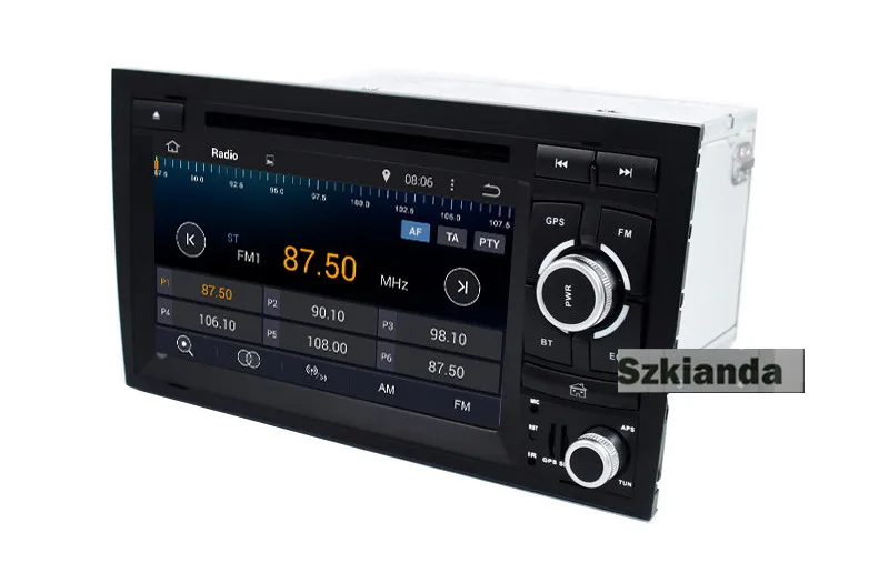 Cheap 2017 NEW 2Din Car DVD Android 6.0 for Audi A4 Android 2002-2008 year with Wifi 4G GPS Bluetooth Radio RDS USB SD Free 8GB Map 2