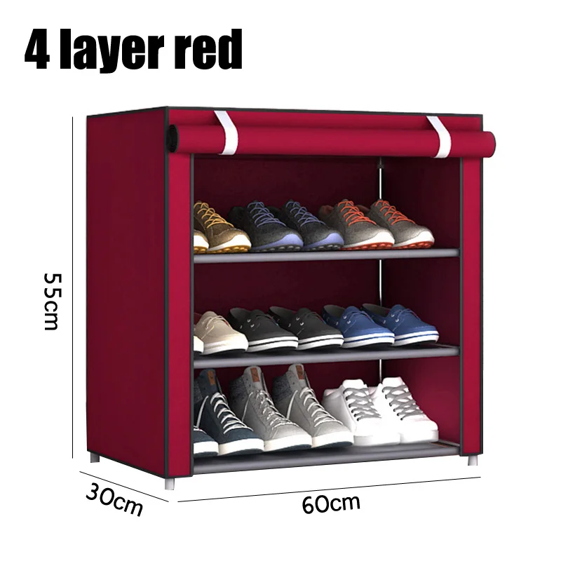  Metal Shoe Shelf Rack Shoes Stand Organizer Multi-layer Shoes Shelves for Cabinet Stainless Steel S