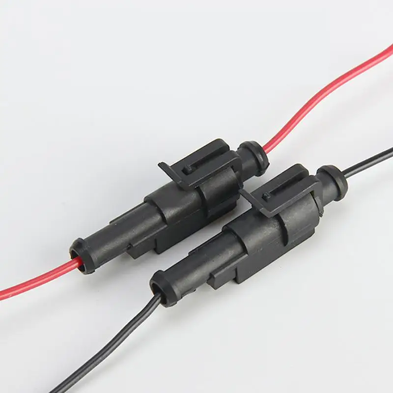 1P1.5 series HID plug 1 hole car waterproof connector male and female socket cable | Обустройство дома