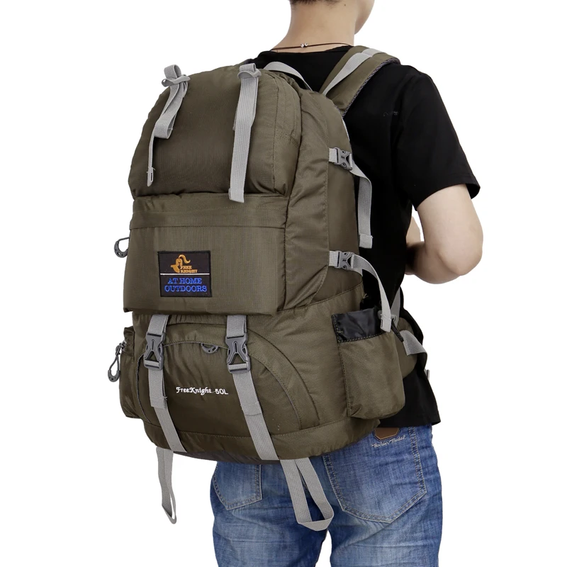 Waterproof Backpack Camping Outdoor Sport Bag Large Capacity Military Backpack Trekking Backpack Breathable Hiking Bag 0218 (5)