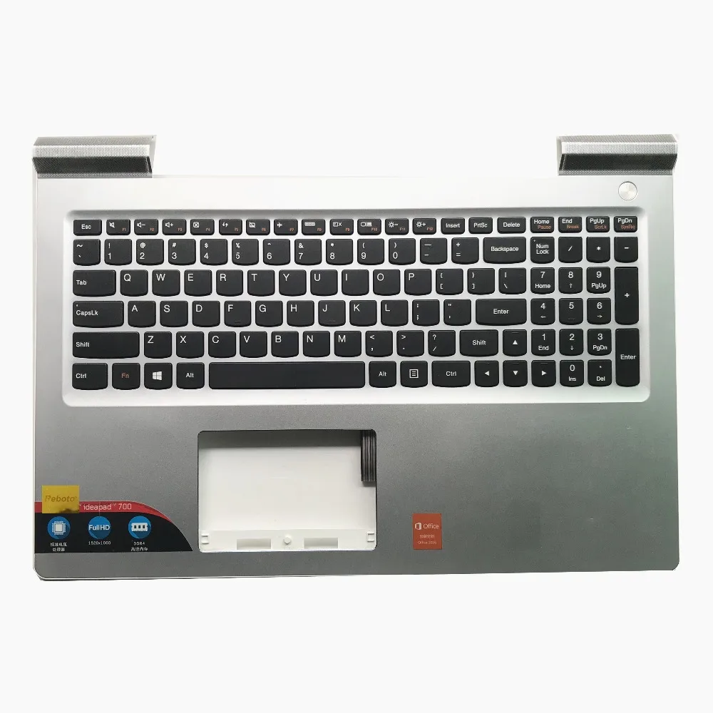 95% для lenovo ideapad 700-15ISK 700 700-15 чехол для ноутбука C Упор для рук с клавиатурой протестированная Быстрая