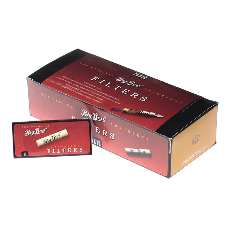 250pcs/lot new Disposable Tobacco Pipe Filter 9MM Activated Carbon