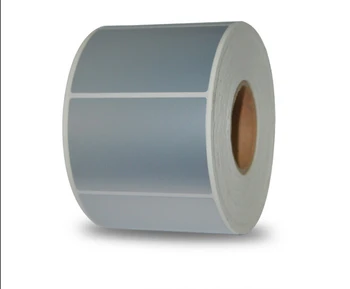 

40x20mm 2000pcs The silver label paper waterproof and oil PROOF stickers barcode printing