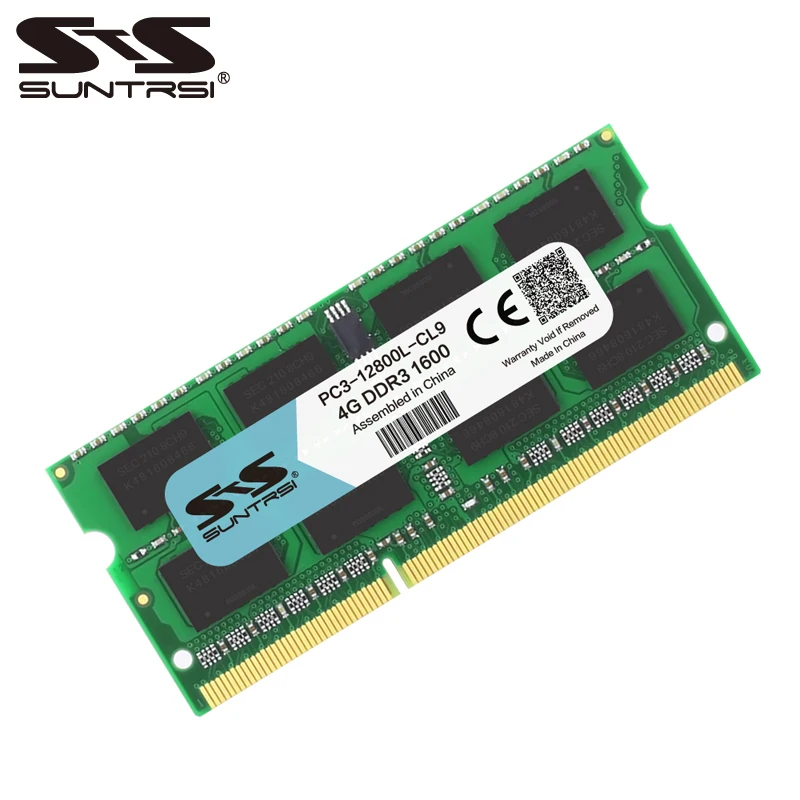 

Suntrsi DDR3 laptop 4GB 1600 MHz Ram 1333Mhz Notebook Memory 204 Pin 1.5V