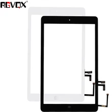 New 2017 Touch Screen Digitizer For Ipad 5 A1822 A1823 Air 3 Screen Front Glass TP IC with Home Button Adhesive new tp 3530s2 touch screen perfect quality