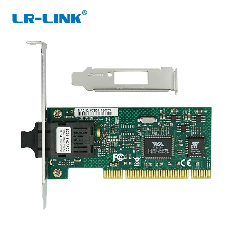 LR LINK 7020PF PCI 100mb NIC Ethernet Server Adapter Fiber Optical Network Card Controller For PC 1