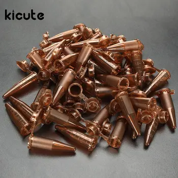 

Kicute 50pcs Brown Plastic Centrifugal Test Tube Sample 1.5ml Vial With Snap Cap For Samples Use For Lab Equipment School Supply