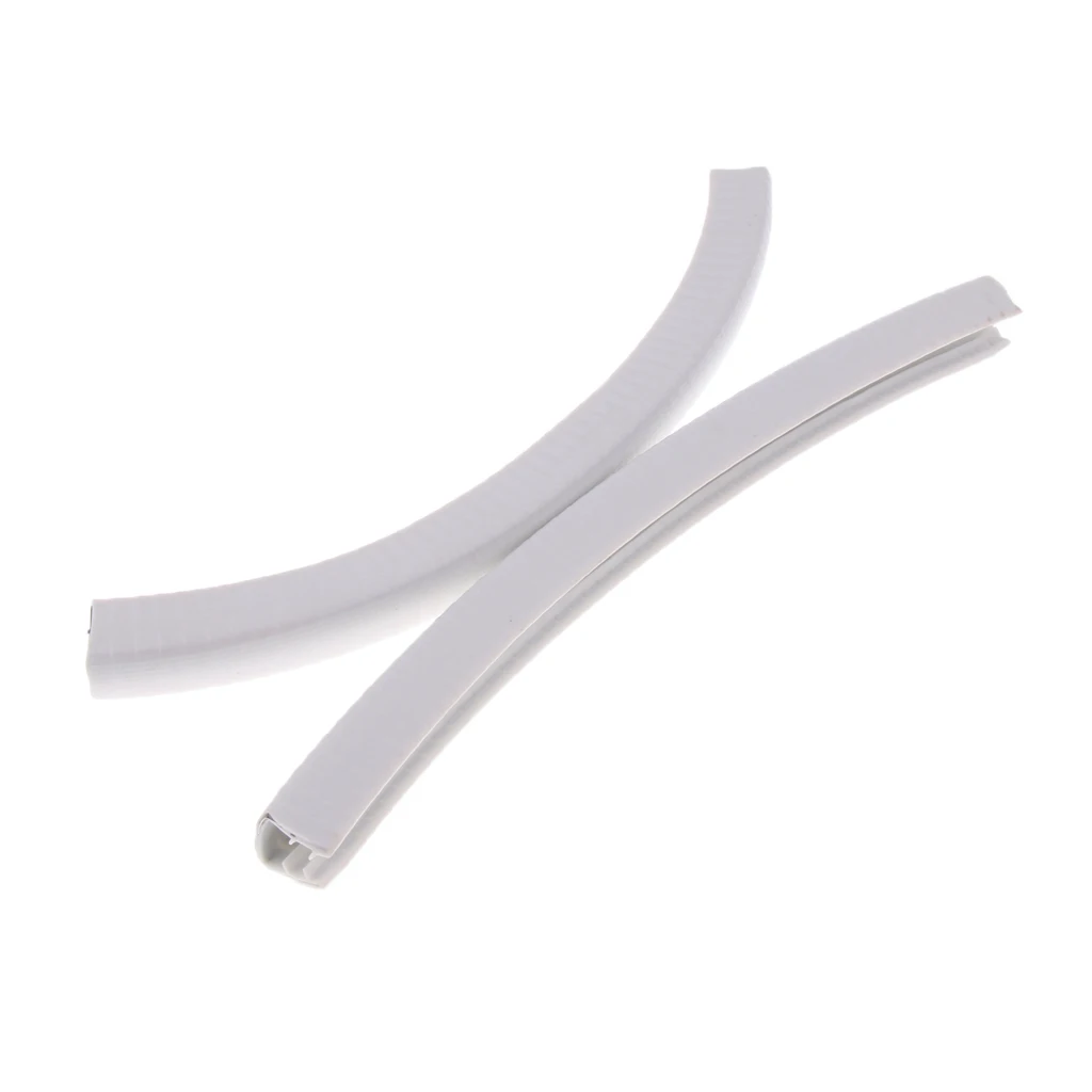 Shockproof CUTICATE 2pcs Skateboard Deck Protection Protector Rubber Strip for Longboard Nose Guards and Tail Guards Anti Scratching