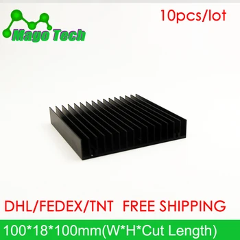 

LED Aluminum Heatsink Plate Grow Light Radiator Cooling Cooler Fit Transistor IC Thermal Conductivity LED Radiator Electronics