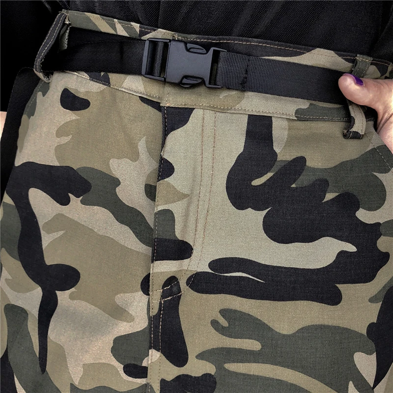 Flectit в Корейском стиле модные женские туфли Camo Cargo; юбка с пояс с высокой талией, с принтом в виде камуфляжа, мини-юбка уличная Стиль