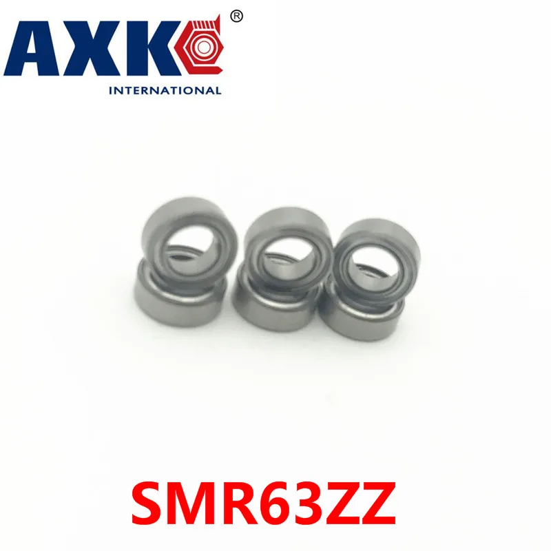 Миниатюрные шарикоподшипники Axk Smr63zz Abec-1 (10 шт.) 3x6x2 5 мм из нержавеющей стали |