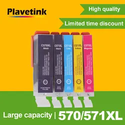 Plavetink Совместимый картридж для Canon PGI 570 CLI 571 XL PGI-570 PGI570 Pixma MG5750 MG5753 MG6850 MG7750 чернила принтера