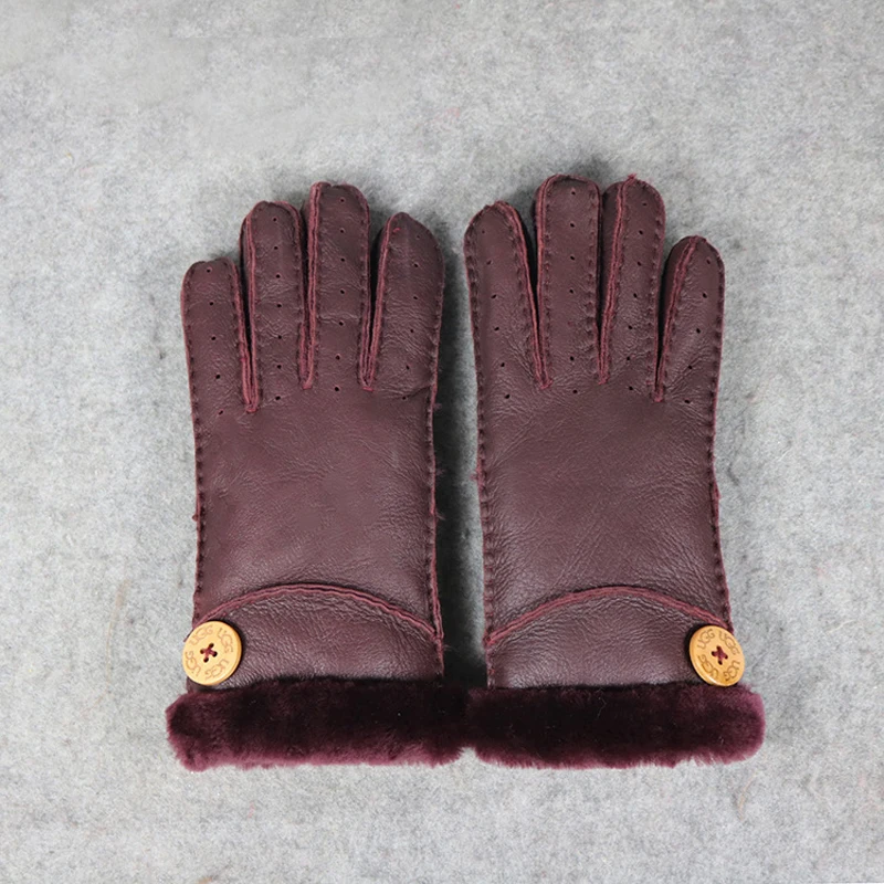 2019 Новое поступление модные плотные перчатки Для женщин зимние милые теплые перчатки из кашемира, мягкая удобная повседневная женская