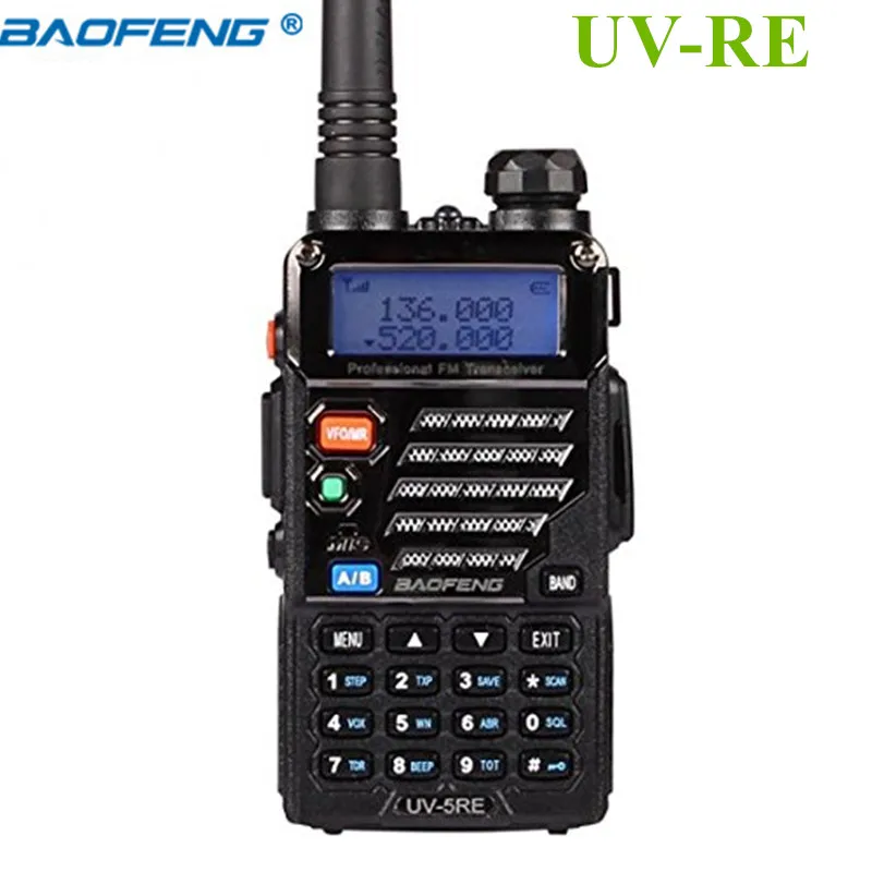 

BAOFENG UV-5RE Walkie Talkie Two Way Radio Transceiver Walk Talk 10 km Portable Radio Ham Cb Radio Vhf Uhf