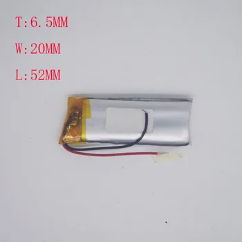 

3.7v Polymer Lithium battery 602050/652052 550MA bluetooth recording pen point read pen audio