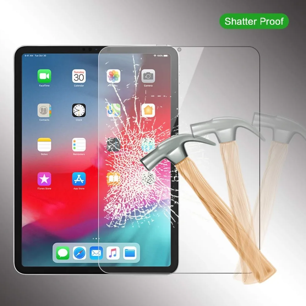 

2.5D Ultra-thin Anti-shatter Premium Tempered Glass Screen Protector Film For iPad 2/3/4/Air/Air2/Air 2019/For iPad Pro 11 10.5