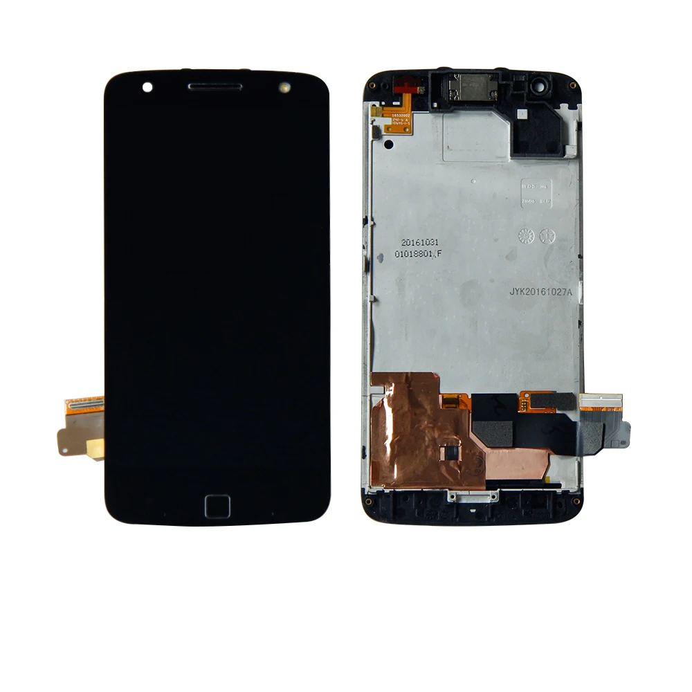 

For Motorola Moto Z Force Droid XT-1650M Touch Screen Digitizer Lcd Display Assembly With Frame Panel Replacement Free Shipping