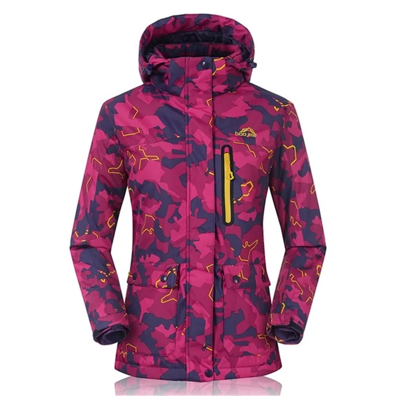 Lady Ski Jackets Waterproof Warm woman snow coats For Mountain Skiing