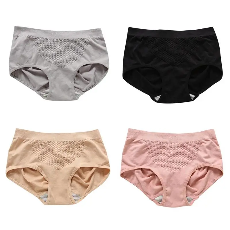 

Breathable Women Underwear Cotton Sexy Seamless High Waist Padded Shaper Panties Cotton Ladies Soft Briefs Slimming Lingerie