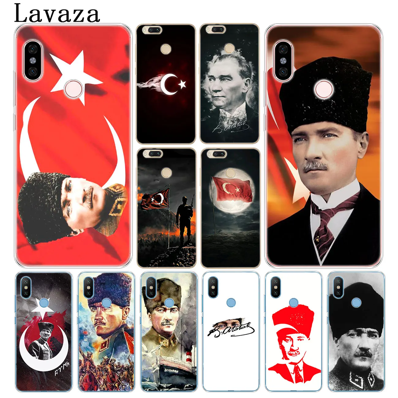 

Lavaza Turkey Mustafa Kemal Ataturk Hard Phone Case for Xiaomi Redmi 6A 4A S2 Note 7 6 Pro 4 4X 5 Plus 5A Prime Cover