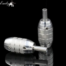 1 шт. 25 мм Татуировка рукоятка из нержавеющей стали с задней стволовой насадки для тату трубки поставка TG-132