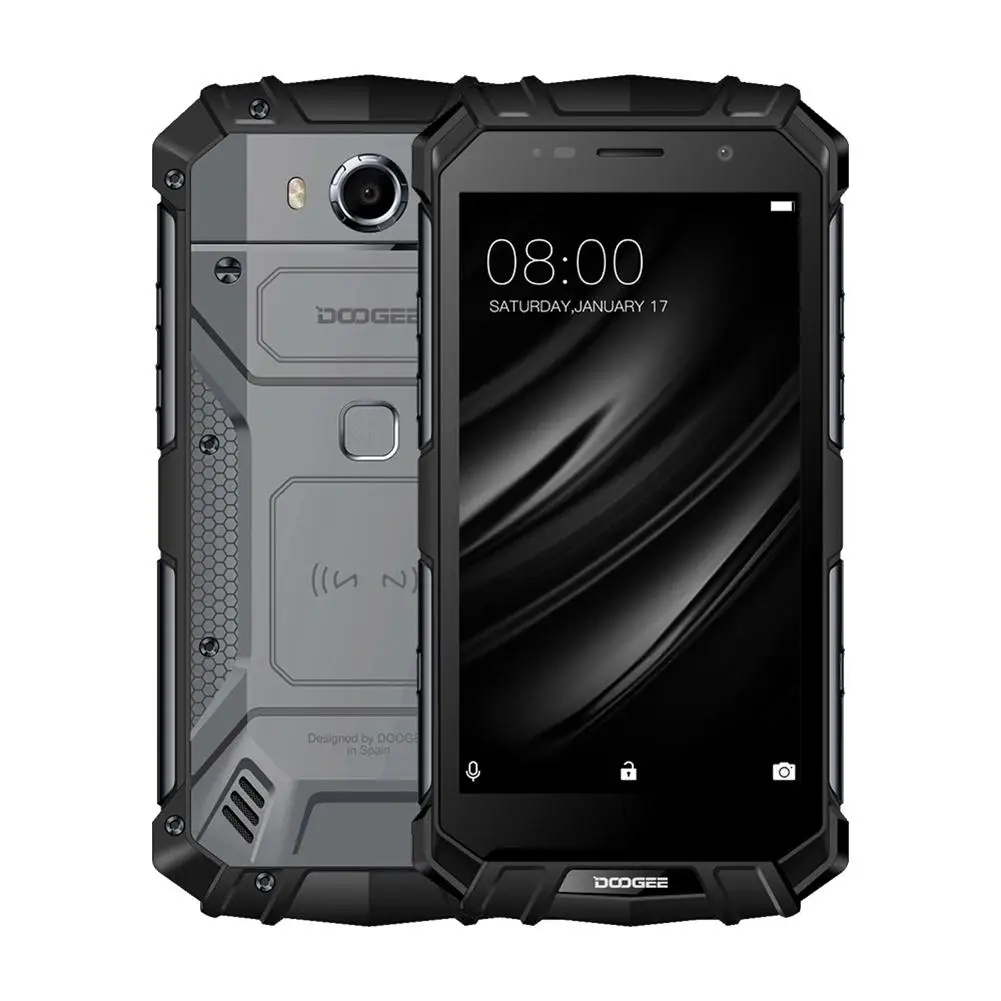 DOOGEE S60 Real IP68 Беспроводная зарядка 5580 мАч 12V2A Быстрая 5 2 ''FHD Helio P25 восьмиядерный