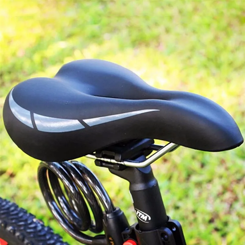 Очень мягкое седло для шоссейного велосипеда, гелевая Кожаная подушка для сиденья, чехол для подушки, аксессуары для горного велосипеда, сиденье