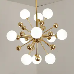 Современное освещение люстры гостиной люстры для ресторана Подвесная лампа на потолок kronleuchter стекляный шар-светильник светильники блеск