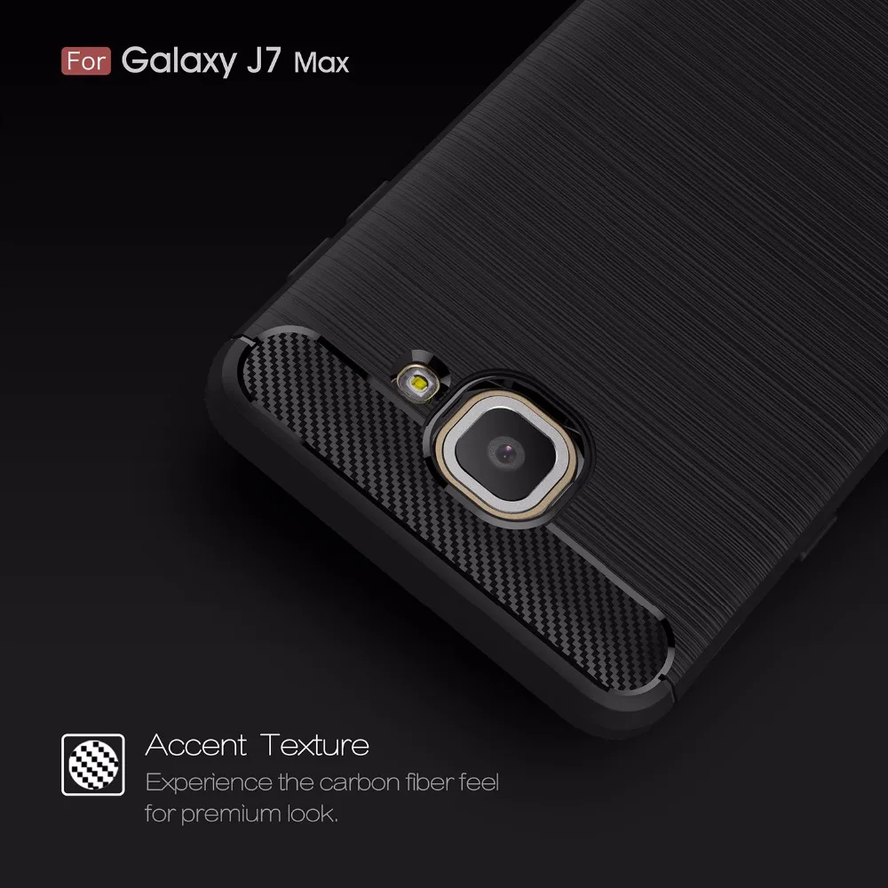 

Case For Samsung J7 Max Luxury Protective Back Cover Capa For Samsung Galaxy J7 Max G615F G615 Mobile Phone Carbon Fiber Case