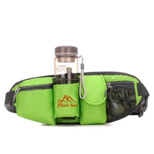 Кошелек для билетов, поясная сумка, женская сумка для путешествий, спортивный секретный отсек, поясная сумка с держателем для бутылки с водой, маленькая Мужская поясная сумка