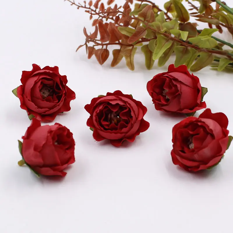 VINAMIT 10pcs 5cm peony flower head artificial silk flower for wedding decoration DIY wreath decoration flower fake flower VINAMIT 10pcs 5cm peony flower head artificial silk flower for wedding decoration DIY wreath decoration flower fake flower