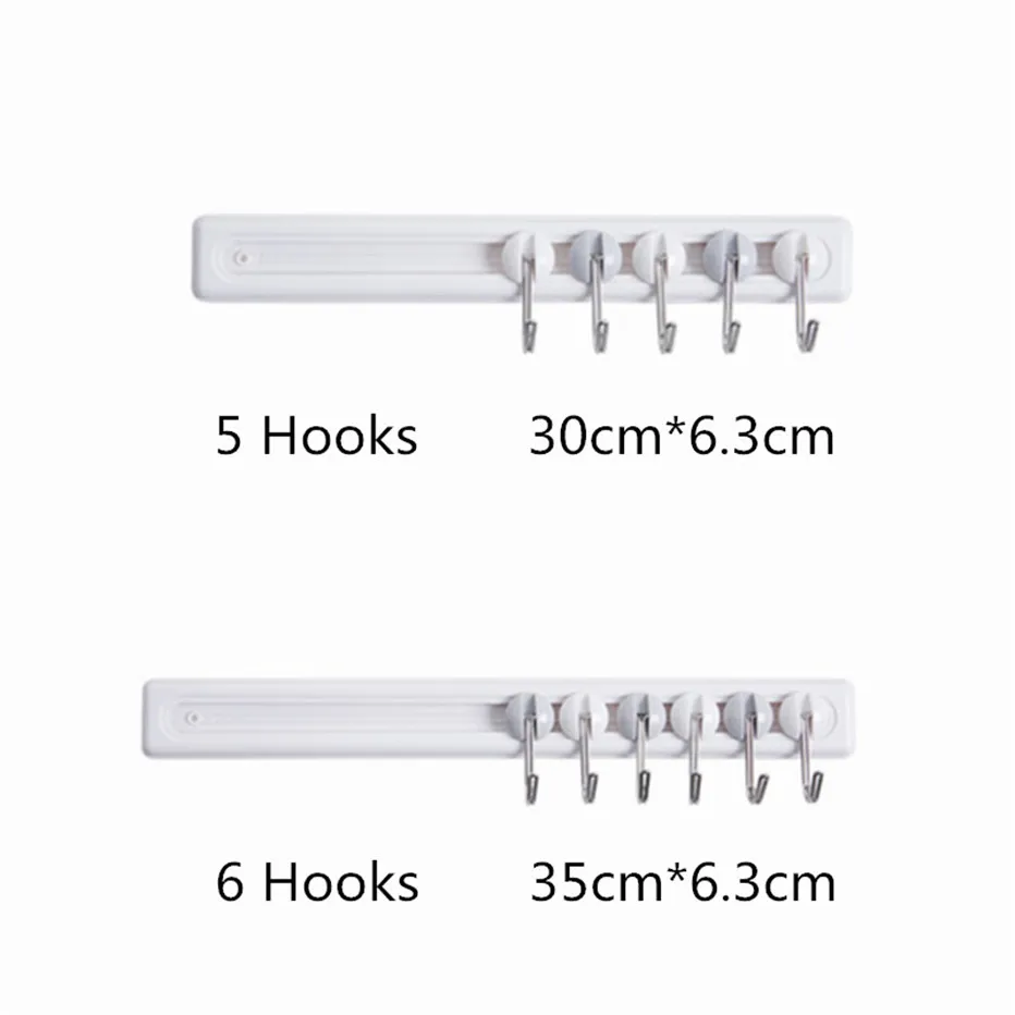 Kitchen Cupboard Hook Organizer Pantry Chest Tools Towels Hanger Wardrobe Clothes Storage Shelf Bathroom Holder6