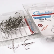 15pcs/lots silver G-CODE 12 Treble Hooks 1#-14# Carbon Material Round Folded Saltwater for Bass and carp gamakatsu 15pcs/lots silver G-CODE 12 Treble Hooks 1#-14# Carbon Material Round Folded Saltwater for Bass and carp gamakatsu