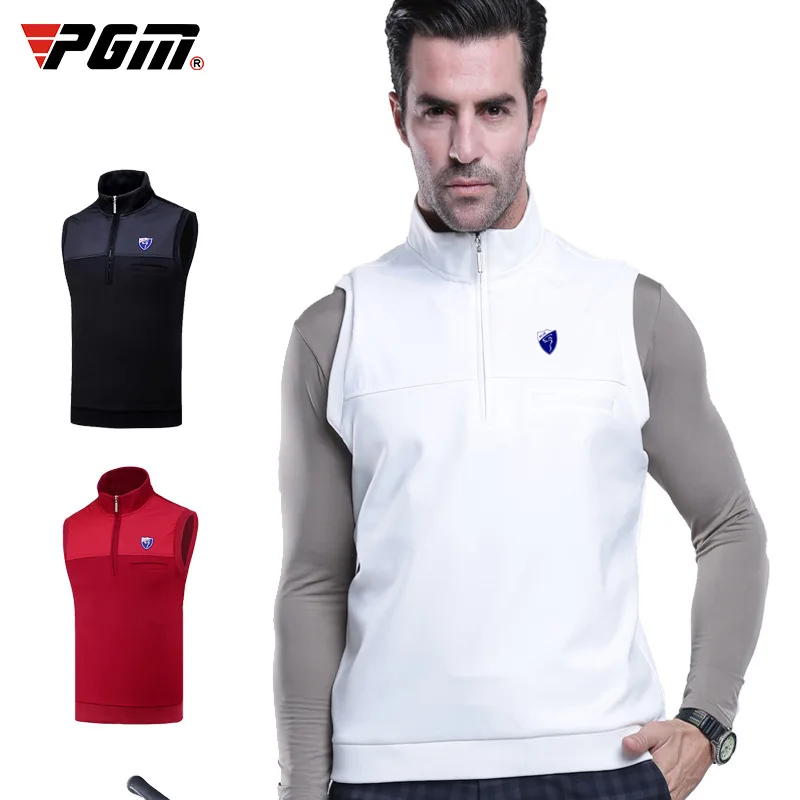 Autumn Winter Golf Clothes Men Vest Waterproof Windproof Warm Sport