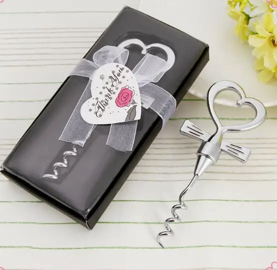 Stainless Steel Bottle Openers Wedding Party Favor Corkscrew Wine