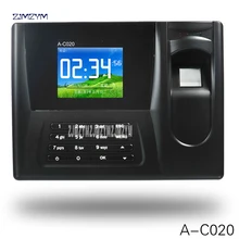 Realand A-C020 биометрический табельные часы с отпечатком пальца Регистраторы сотрудник посещаемости электронные английский контроль прохода машина 12V Напряжение