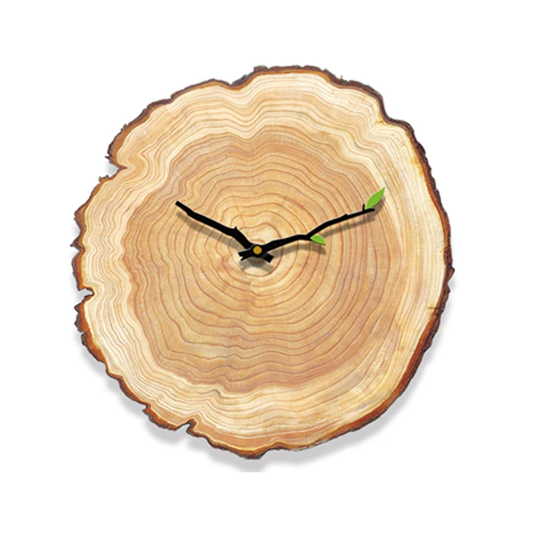 Günstige Dekorativ Vintage Holz Uhr Cafe Büro Home Küche Wand Dekor Stille Uhr design Kunst Große Wanduhr Geschenk hause wanduhr