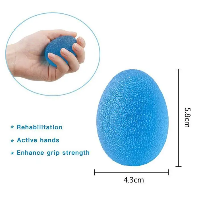 Egg Ball Grip выпрямитель пальца 3 шт. высокоэластичный круглый набор функция мяч массаж обучение унисекс ручной