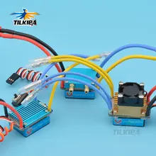 Радиоуправляемая лодка 160A/320A/480A ESC 380/540/775 матовый регулятор скорости двигателя двойной режим регулятор ленточный тормоз для 1:10 автомобиля приманки лодки