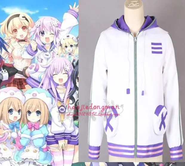 New Purple Heart Clothing Hyperdimension Neptunia Neptune Cosplay Costume Coat