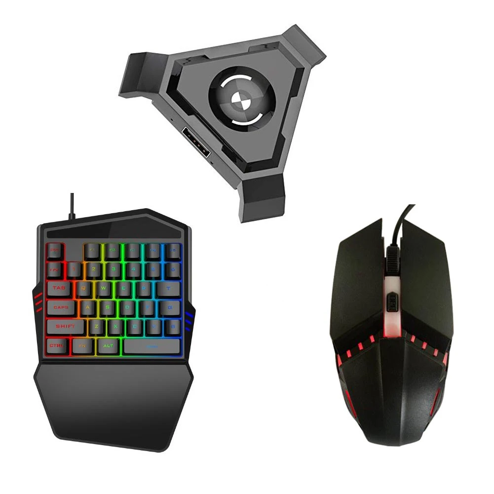 

PUBG Mobile Gamepad Controller Gaming Keyboard Mouse Converter For Android ios Phone to PC Bluetooth 4.1 Adapter Plug and Play