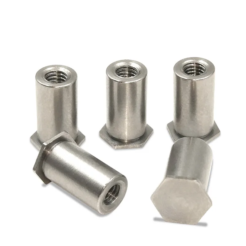 

5PCS M2 M2.5 304 Stainless Steel Blind Hole Pressure Riveting Stud Rivet Nut Column Pressure Riveting Stud Outer Diameter 4.2